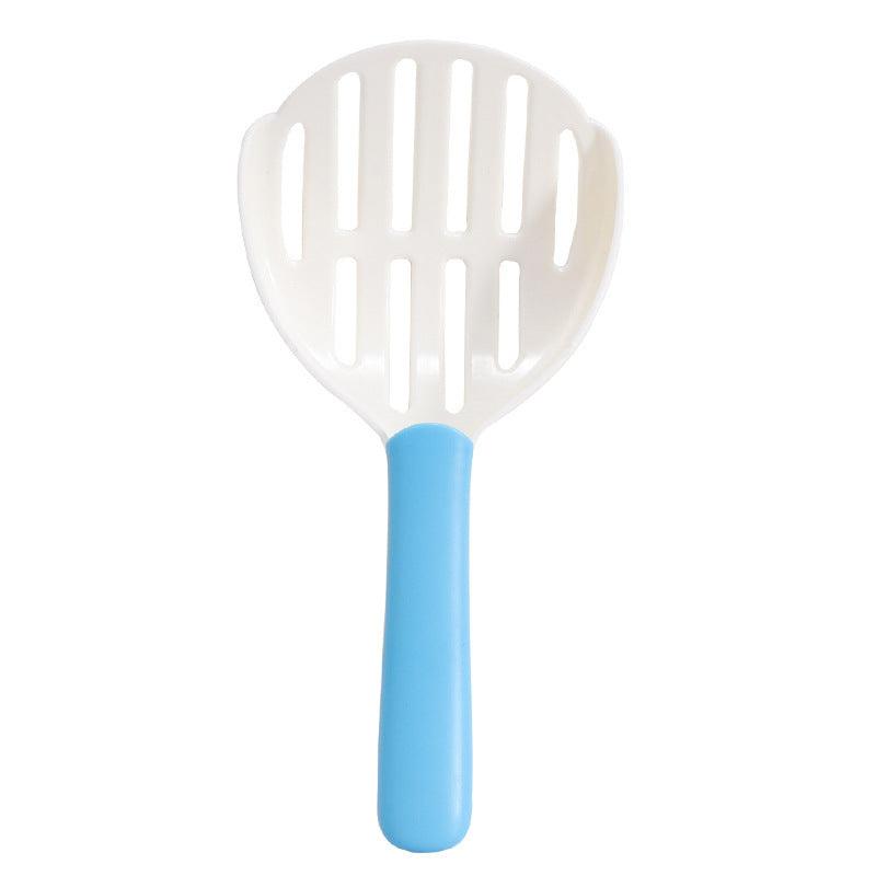 Two Tone Plastic Tofu Cat Litter Scoop Cleaning Tool