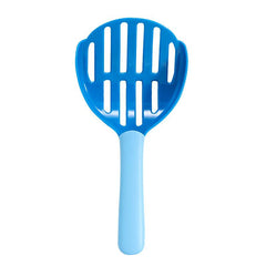 Two Tone Plastic Tofu Cat Litter Scoop Cleaning Tool