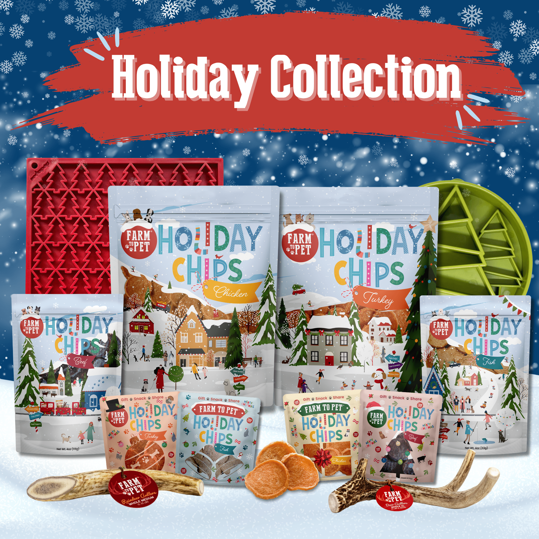Santa Paws' Chicken Chips Gift Sack