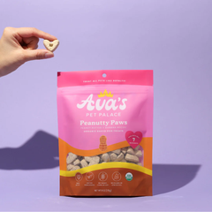 Pet Palace Organic Oven Baked Peanutty Paws Dog Treats