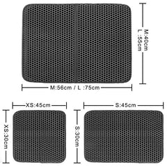 Waterproof Double Layer Cat Litter Mat Anti Tracking