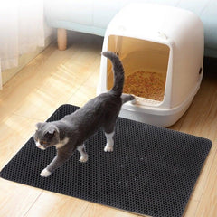 Waterproof Double Layer Cat Litter Mat Anti Tracking